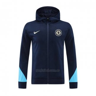 Chaqueta con Capucha del Chelsea 2024-2025 Azul