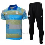 Conjunto Polo del Real Madrid 2025-2026 Azul Verde