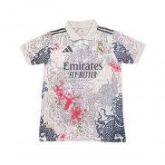 Tailandia Camiseta Real Madrid Dragon 2025-2026 Blanco Rojo
